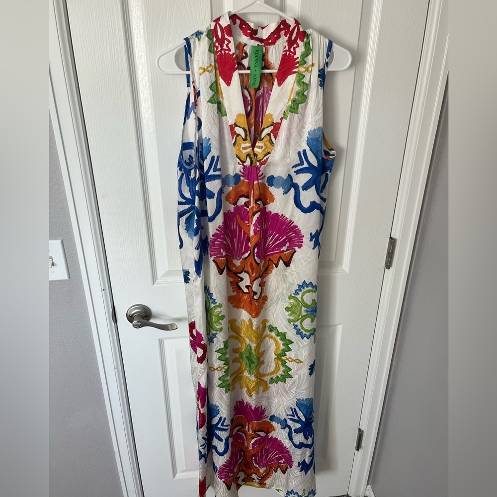 Rianna + Nina MESOGIOS Dress Sifnos- 100% silk